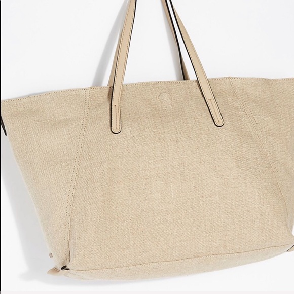 Free People Handbags - NWT Free People reversible linen tote